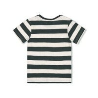 Sturdy T-shirt streep - Checkmate Antraciet