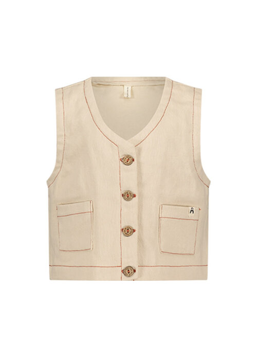 The New Chapter Bobbie The New Chapter gilet ecru