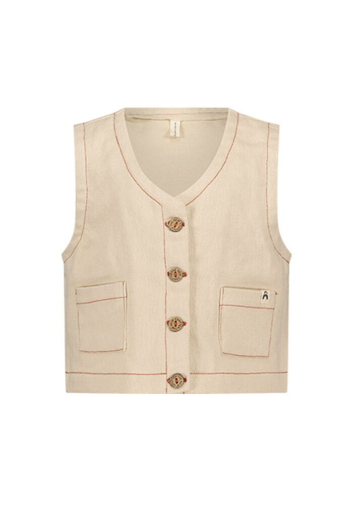 Bobbie The New Chapter gilet ecru
