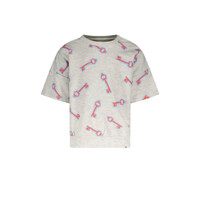 Lux The New Chapter sweater allover print grey