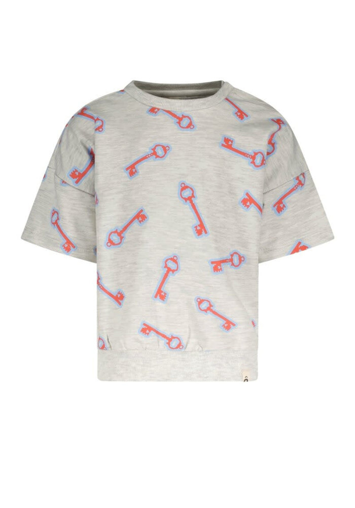 Lux The New Chapter sweater allover print grey