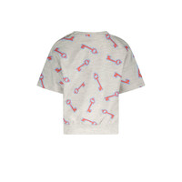 Lux The New Chapter sweater allover print grey