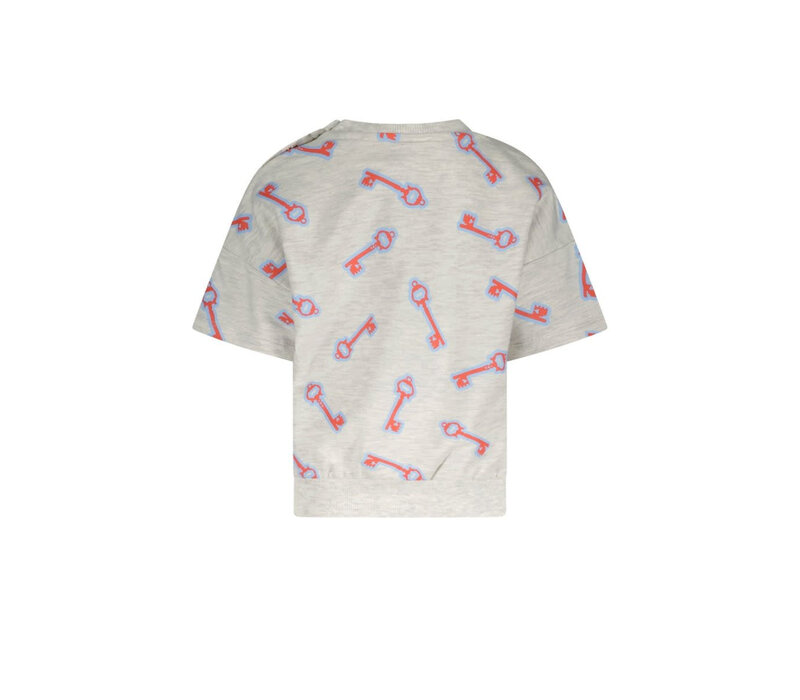 Lux The New Chapter sweater allover print grey