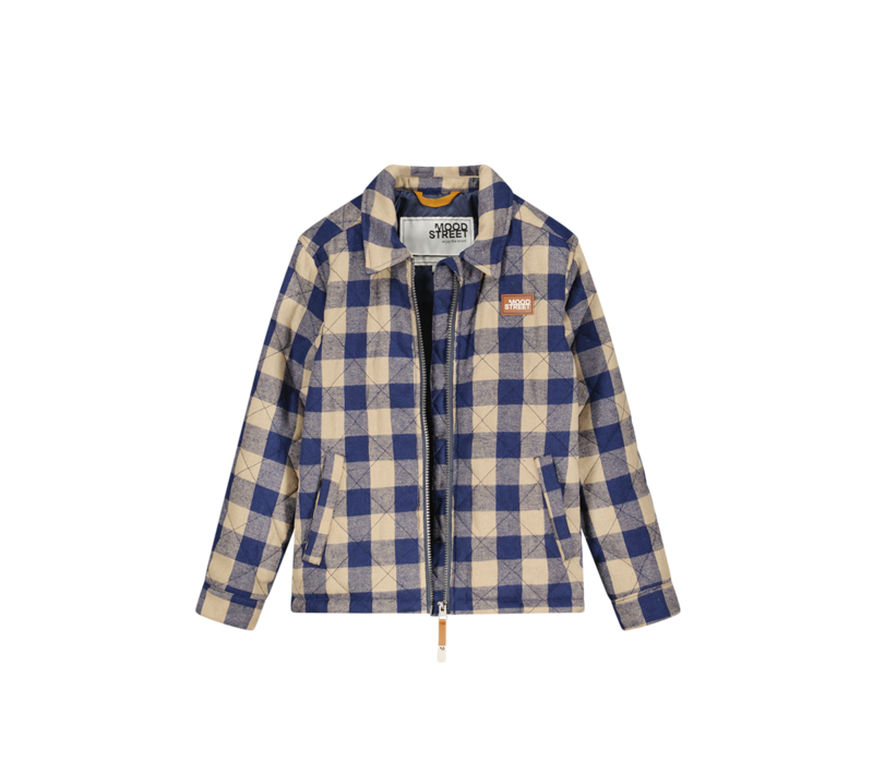 Moodstreet Boys Jacket Check Blue