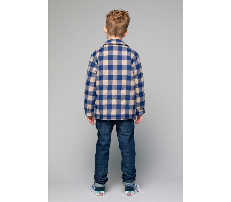 Moodstreet Boys Jacket Check Blue