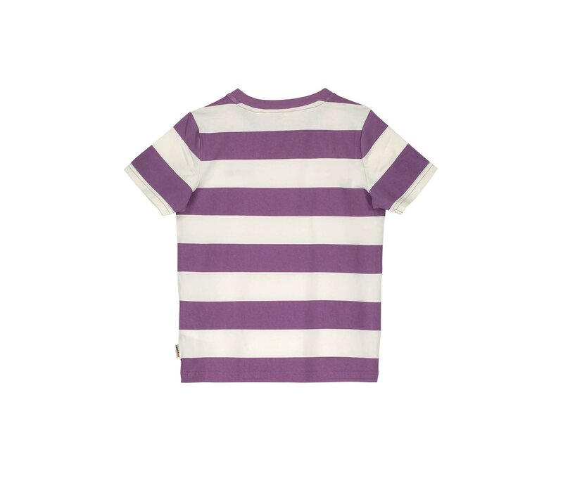 Moodstreet Boys t-shirt striped Grape