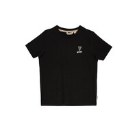 Moodstreet Boys t-shirt front + back print Black