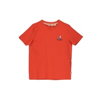 Moodstreet Boys t-shirt front + back print Red