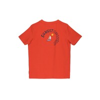 Moodstreet Boys t-shirt front + back print Red