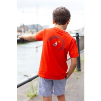 Moodstreet Boys t-shirt front + back print Red