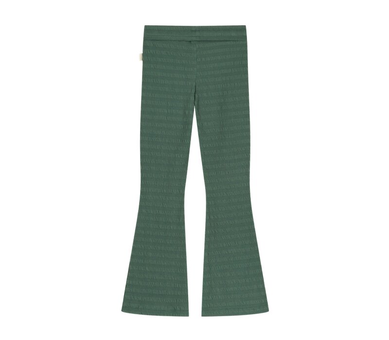 Moodstreet Girls flare pant structure Evergreen