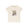 Moodstreet Moodstreet Girls t-shirt chest print Warm White Moodstreet Moodstreet Girls t-shirt chest print Warm White