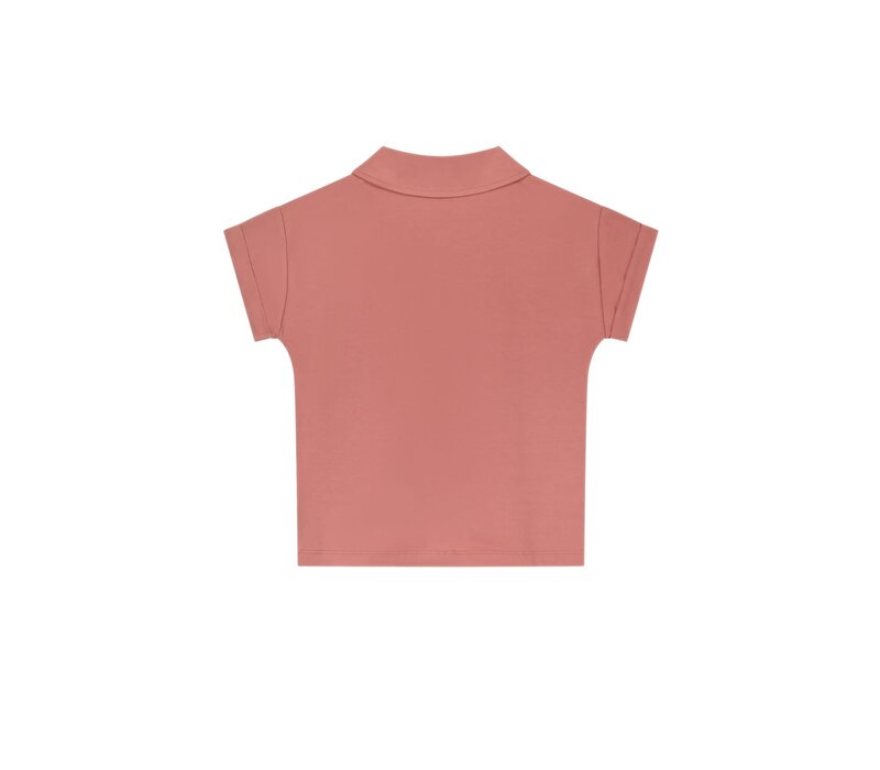 Moodstreet Girls blouse knot Dusty Rose