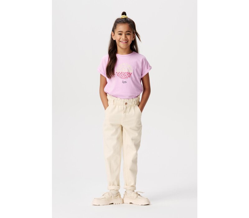 Noppies Girls Pants Effingham relaxed fit Whitecap Gray