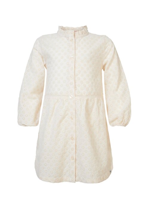 Noppies Noppies Girls Dress Enigma long sleeve Whitecap Gray