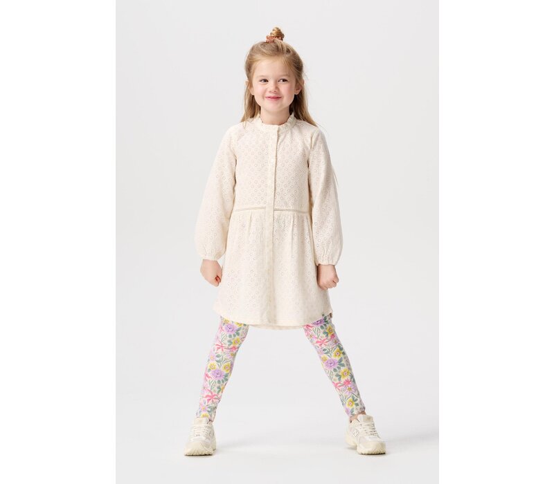 Noppies Girls Dress Enigma long sleeve Whitecap Gray