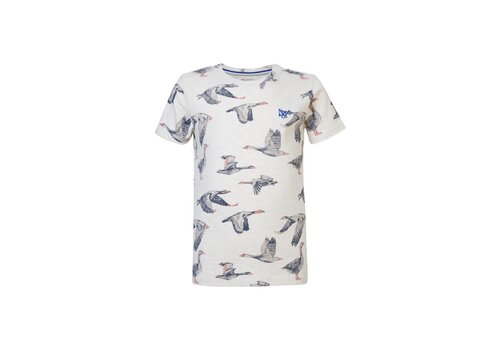 Noppies Noppies Boys Tee Dierks short sleeve all over print Oatmeal