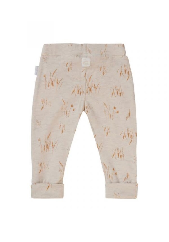 Noppies Unisex Pants Bellview slim fit allover print Oatmeal