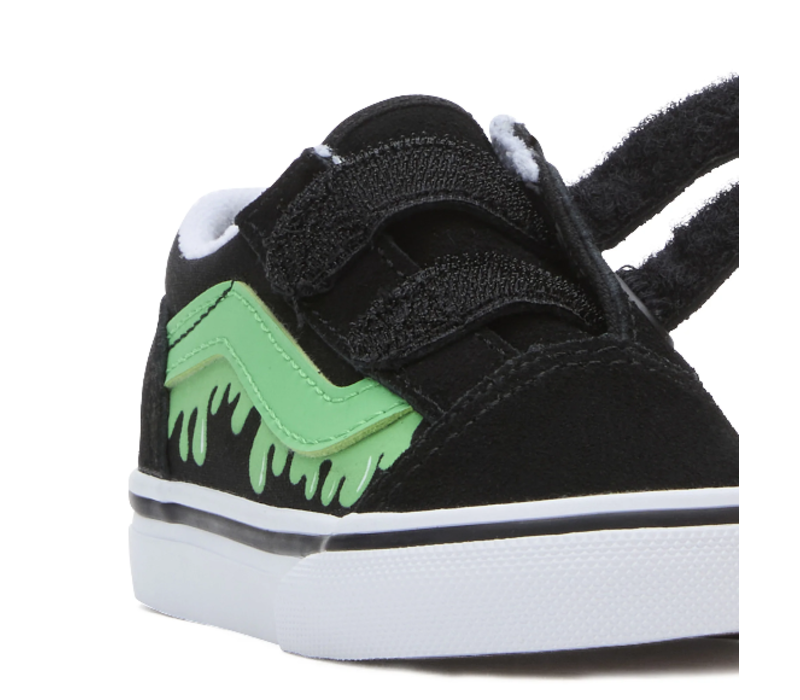 Vans Old Skool V GLOW SLIME BLACK/GREEN