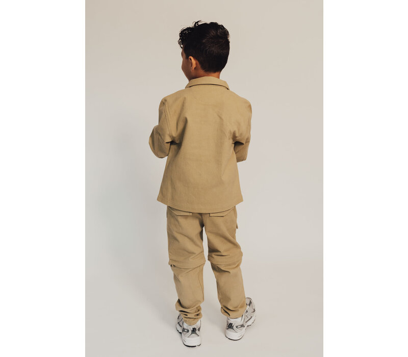 Baje Studio Marlow cargo jacket almond