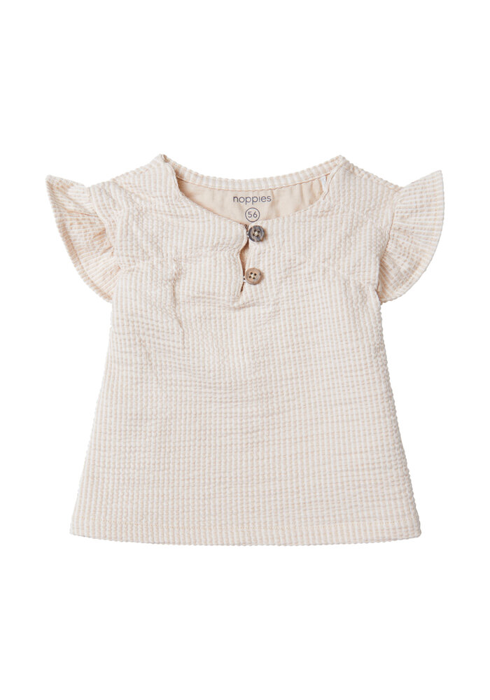 Noppies Girls Top Chippewa short sleeve Shifting sand
