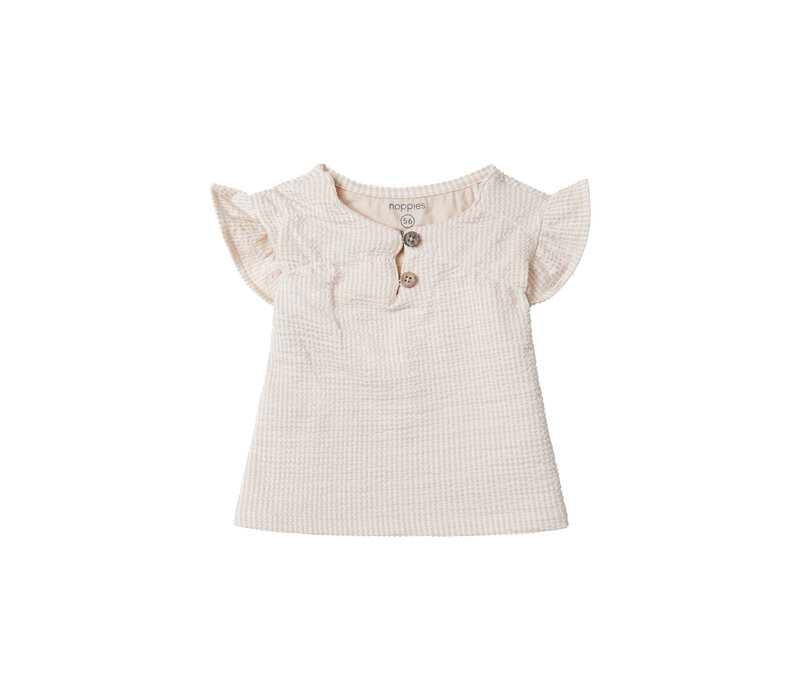 Noppies Girls Top Chippewa short sleeve Shifting sand