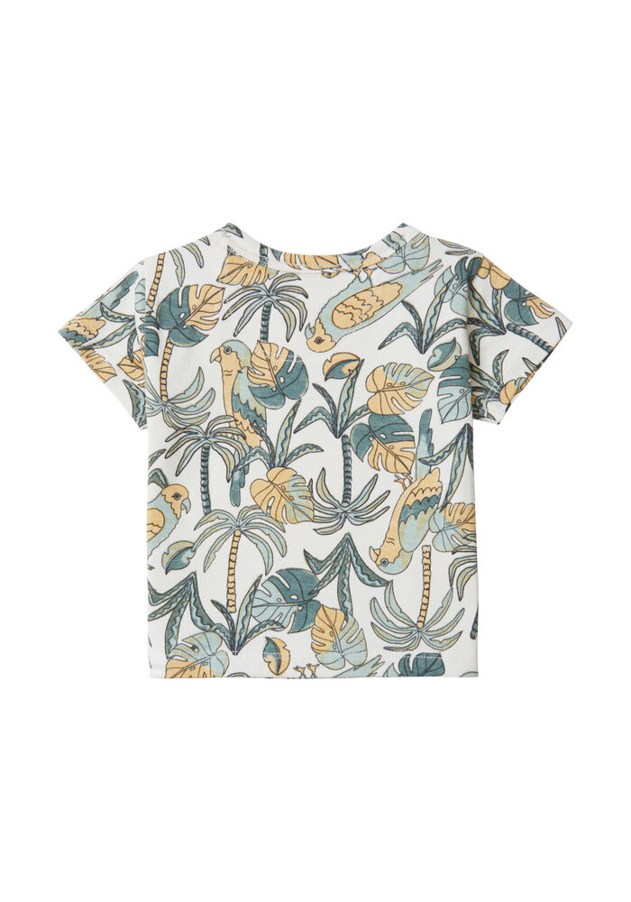 Noppies Boys Tee Banning short sleeve allover print Whitecap Gray