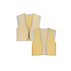 Moodstreet Moodstreet Girls revisersible gilet Yellow