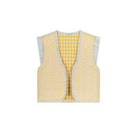 Moodstreet Girls revisersible gilet Yellow