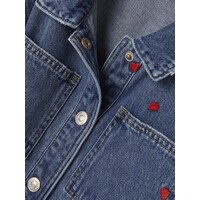 NKFKATHY DNM EMB JACKET Medium Blue Denim