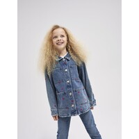 NKFKATHY DNM EMB JACKET Medium Blue Denim