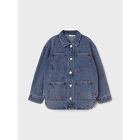 NKFKATHY DNM EMB JACKET Medium Blue Denim