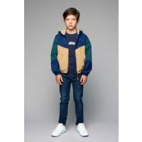 Moodstreet Boys Jacket Colourblock Navy