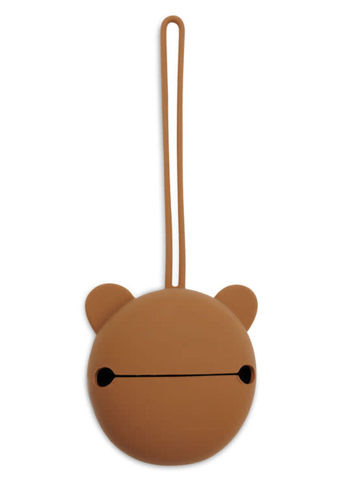 Jollein Siliconen Speenhouder 7 cm Caramel