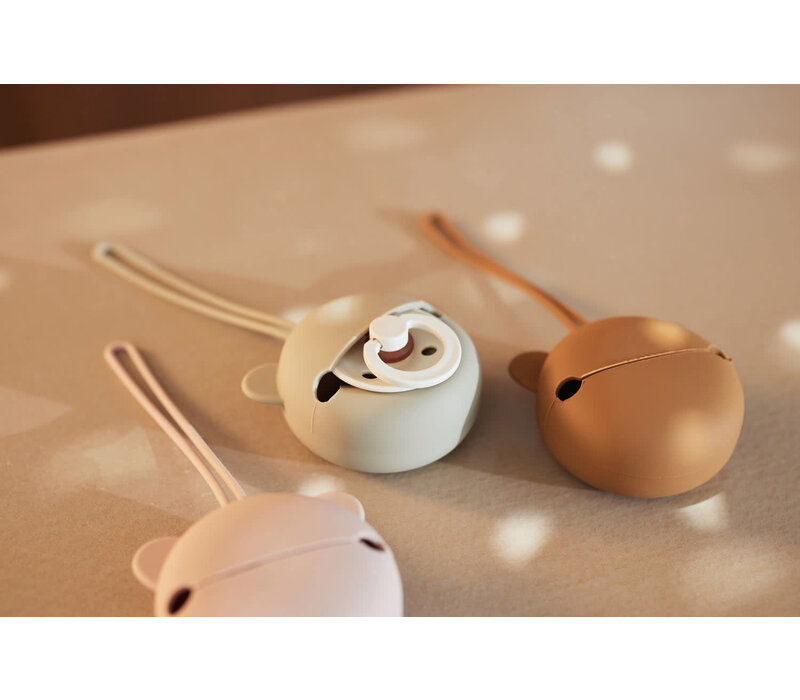 Jollein Siliconen Speenhouder 7 cm Caramel