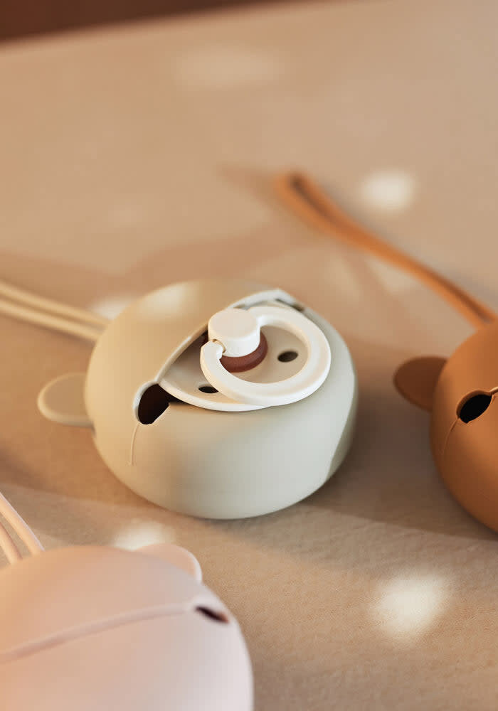 Jollein Siliconen Speenhouder 7 cm Olive Green