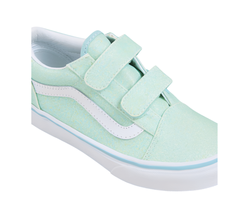 Vans UY Old Skool V GLITTER PASTEL BLUE