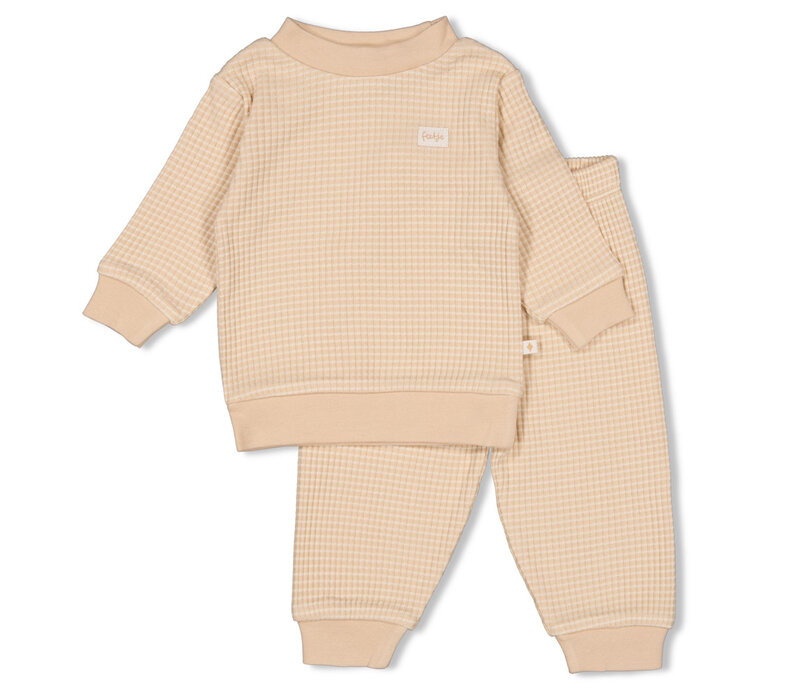 Feetje Summer Special - Wafel Pyjama - Small.Sand