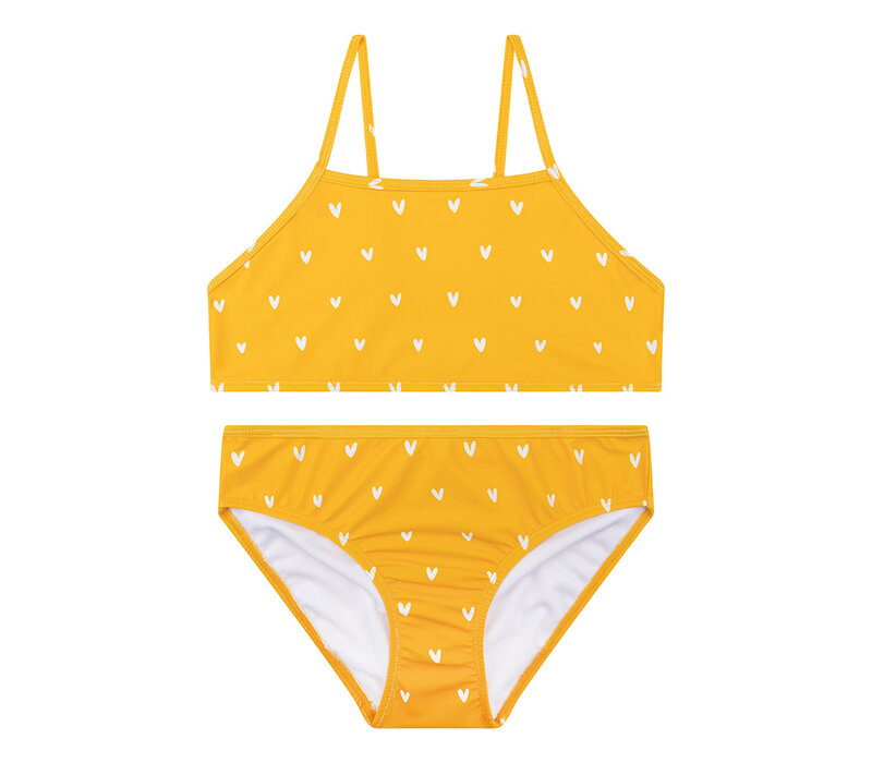 Swim Essentials BIKINI Orange Hearts