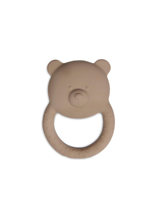 Jollein Jollein teething ring rubber teddy bear biscuit