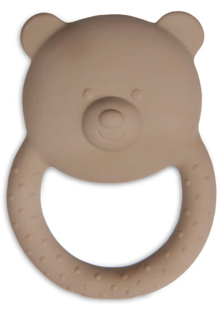 Jollein teething ring rubber teddy bear biscuit