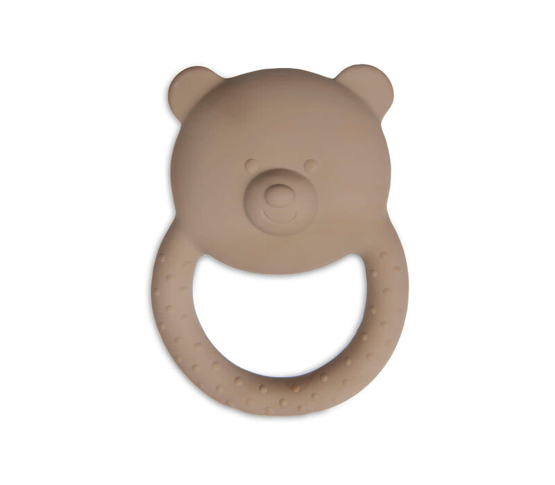 Jollein teething ring rubber teddy bear biscuit