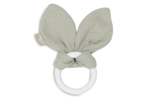 Jollein Jollein Bijtring siliconen Bunny ears Olive Green