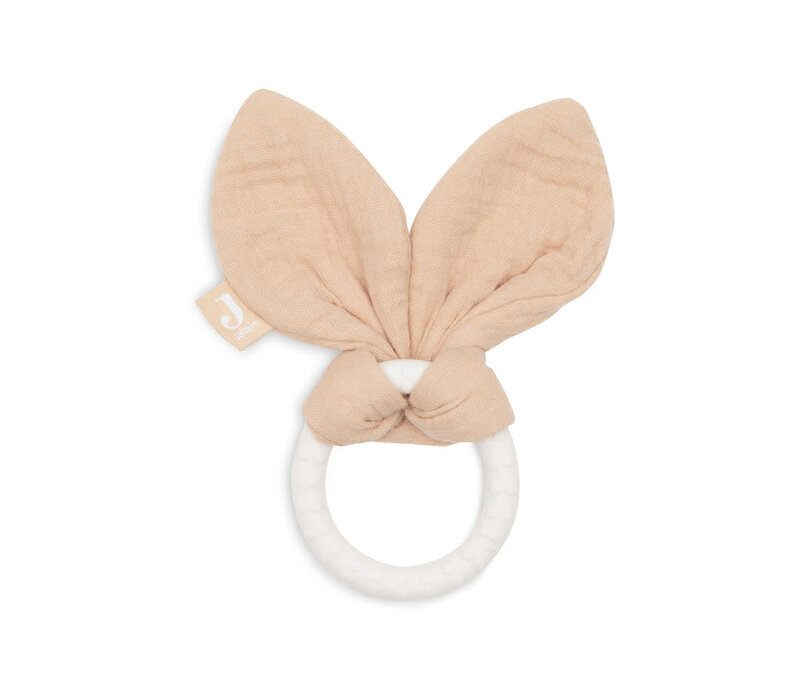 Jollein Bijtring siliconen Bunny ears Moonstone