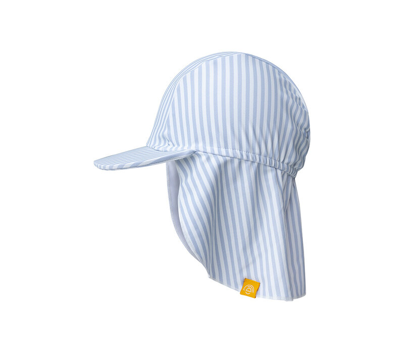 Swim Essentials SUN HAT Blue White Striped with cap