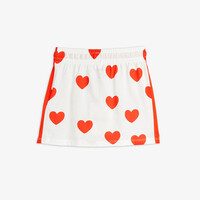 Mini Rodini Hearts aop skirt Red