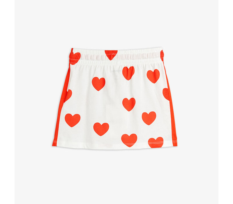 Mini Rodini Hearts aop skirt Red