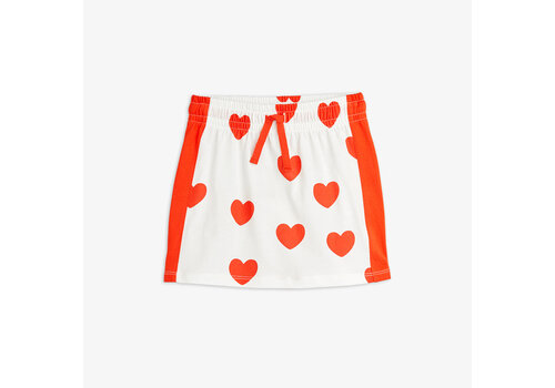 Mini Rodini Mini Rodini Hearts aop skirt Red