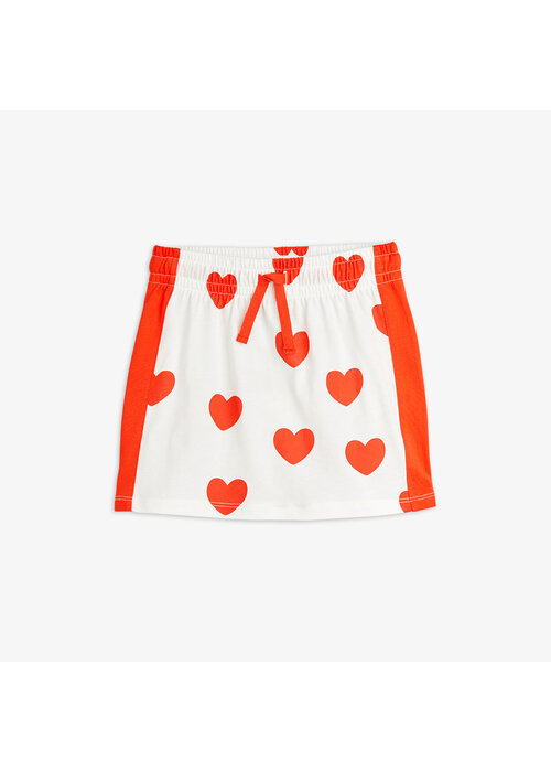 Mini Rodini Mini Rodini Hearts aop skirt Red