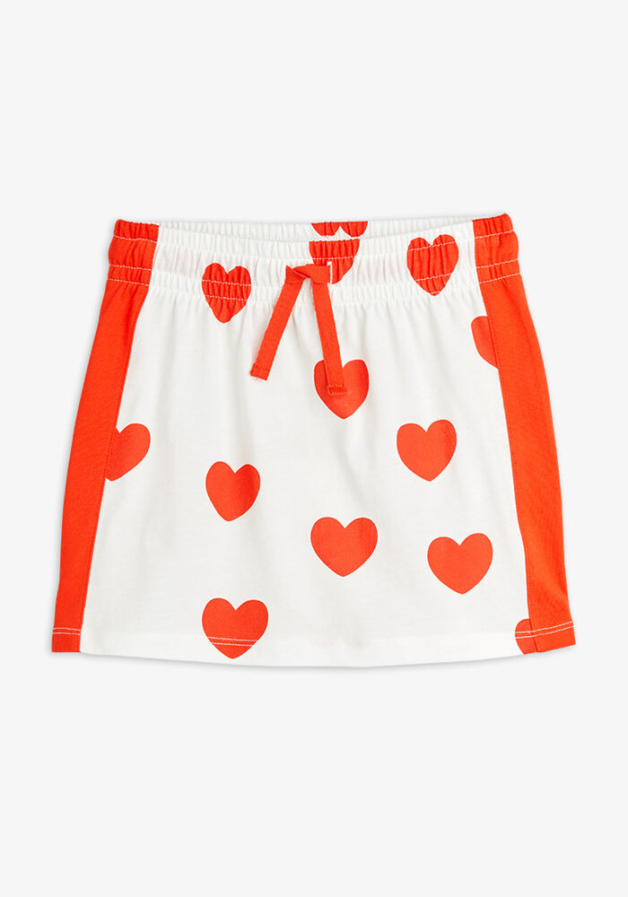 Mini Rodini Hearts aop skirt Red